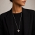 Dawn Long Necklace Silver