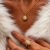 Drop Crystal Ring Gold