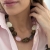 Molto Resin Necklace Pink