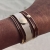 Capri Enamel Bracelet Brown/Gold