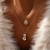 Drop Crystal Necklace Gold