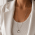 Faith Hope Love Necklace Silver