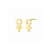Woman Stud Earring Gold