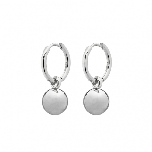 Globe Hoop 12mm Silver