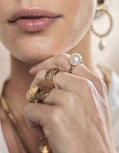 Pearl Ring Gold
