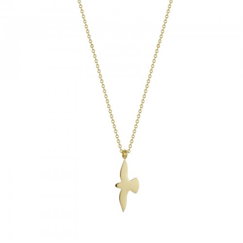 Dove Long Necklace Gold