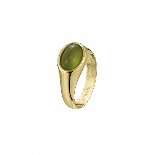 Retro Ring Green/Gold