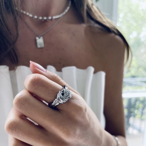 Knot (double) Ring Silver