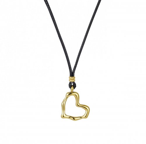 Crush Cord Necklace Gold 
