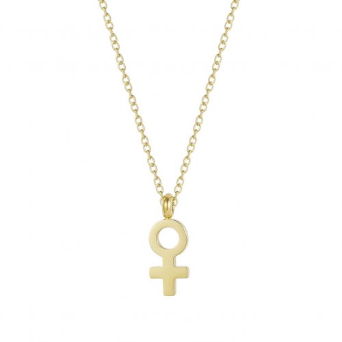 Woman Necklace Gold 