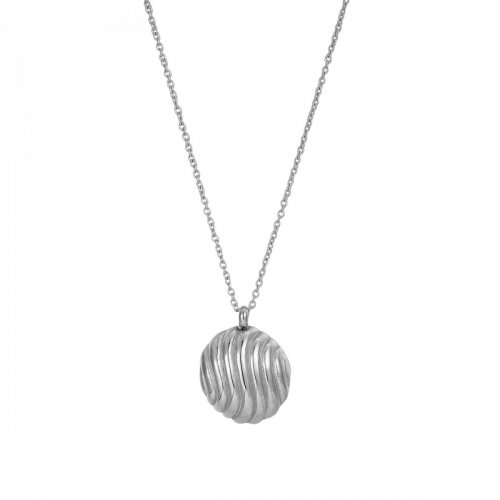 Sway Short Necklace Silver