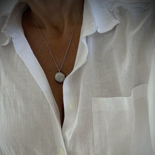 Sway Short Necklace Silver