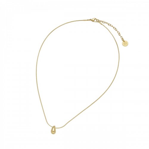 Mini Drop Necklace Gold