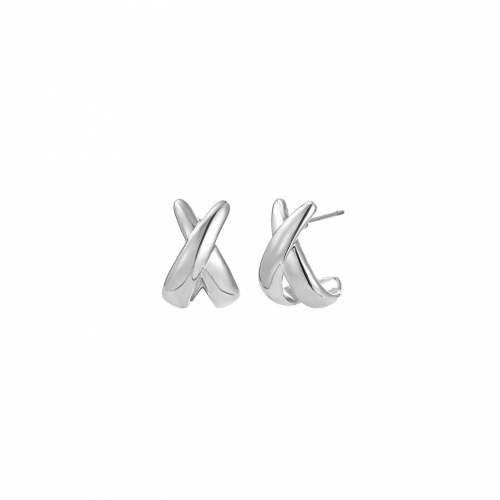 Cross Earring Silver