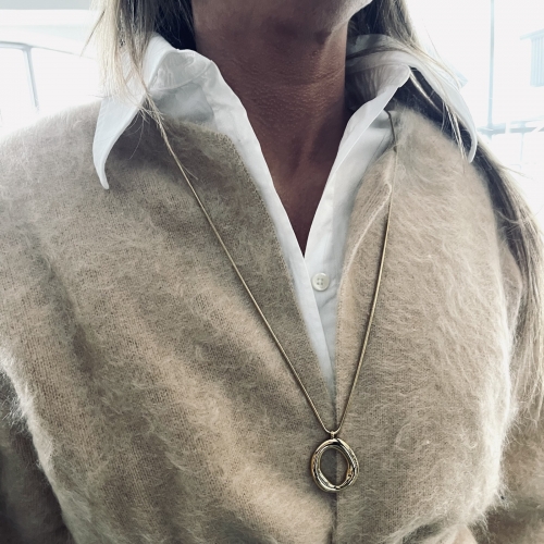 Miller Large Long Necklace Gold