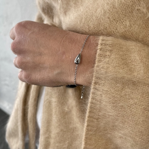 Mini Drop Bracelet Silver