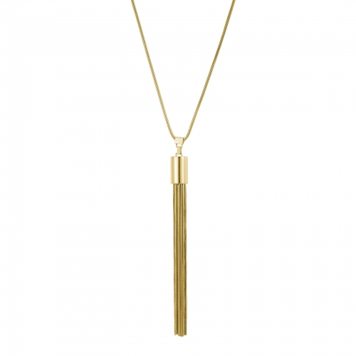 Taylor Tassel Necklace Gold
