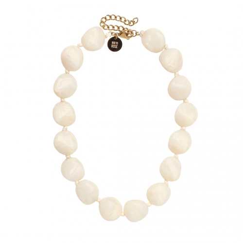 Vibe Resin Necklace Ivory