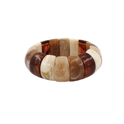 Eclipse Resin Bracelet Brown