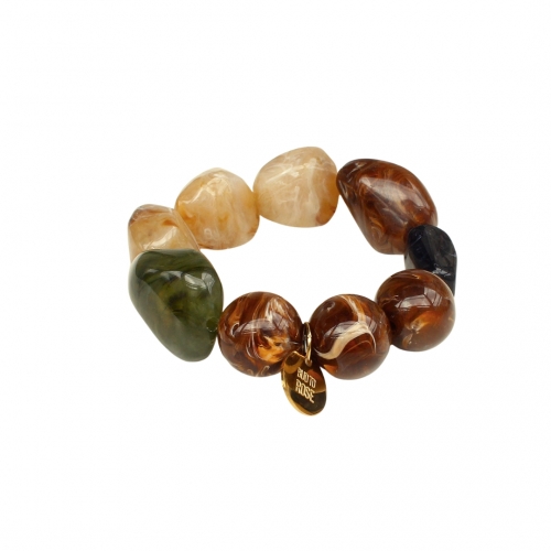 Molto Resin Bracelet Mix Green