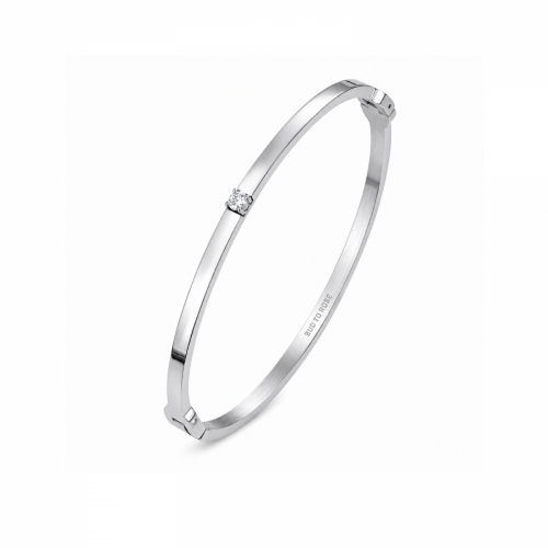 Crown Single Bracelet Silver