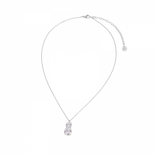 Crystal Necklace Silver