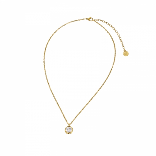 Bash Necklace Clear/Gold