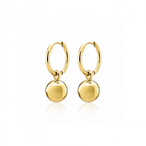 Globe Hoop 12mm Gold