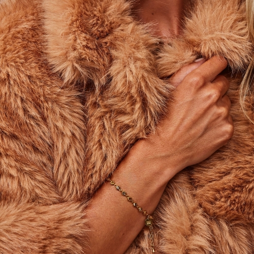 Lima Bracelet Amber/Gold