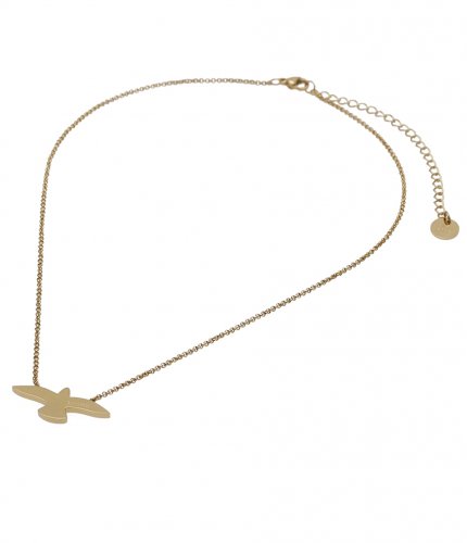 Dove Necklace Gold