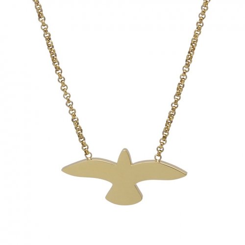 Dove Necklace Gold