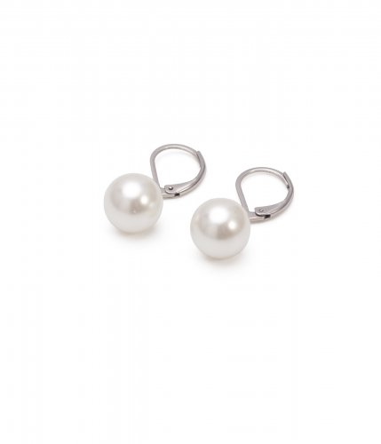 Shellpearl Hook Earring 10mm Steel