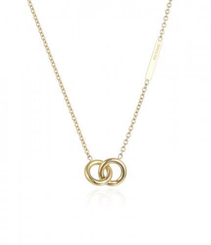 Hitch Short Necklace Gold