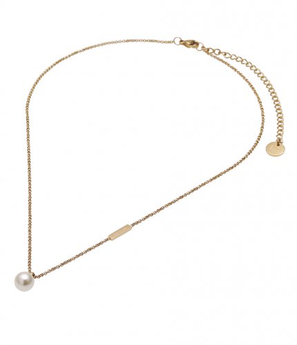 Shellpearl Short Necklace Gold