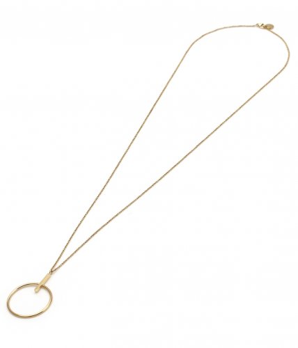 Zone Long Necklace Gold