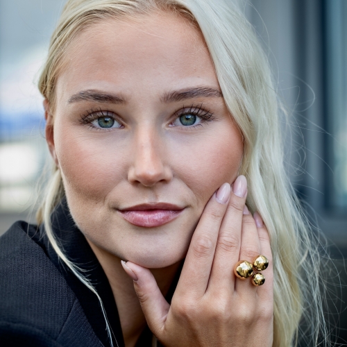 Brea Large Ring Gold