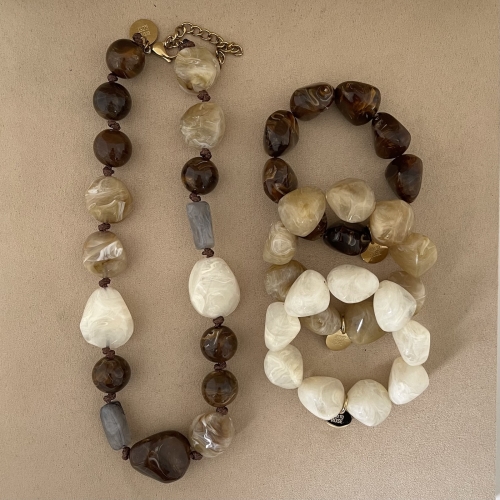 Vibe Resin Bracelet Ivory