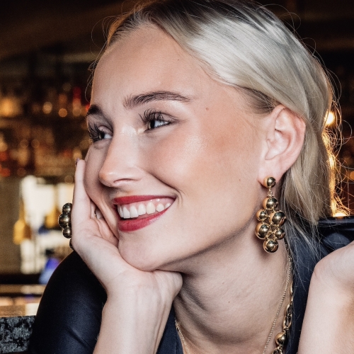 Brea Maxi Earring Gold