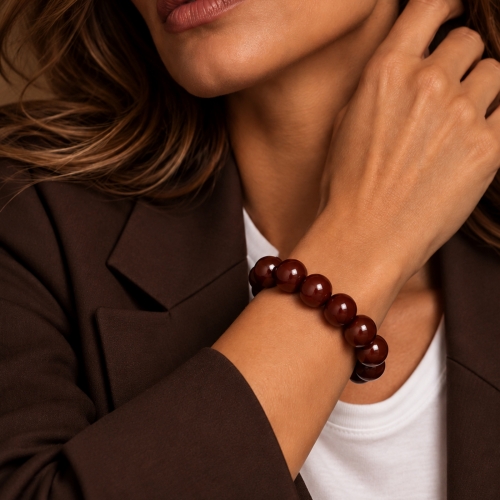 Venice Resin Bracelet Brown