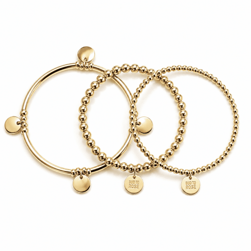 Capri 3-pack Bracelet Gold 