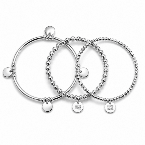 Capri 3-pack Bracelet Silver