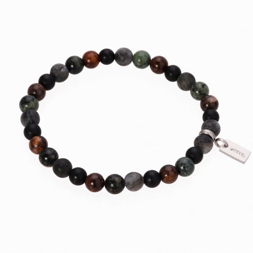 Biker Black Mix Elastic Bracelet