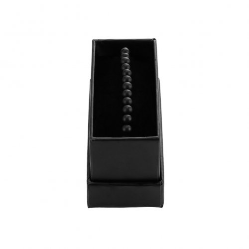 Biker Black Elastic Bracelet