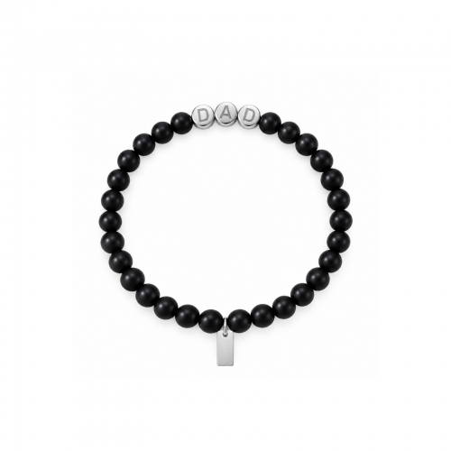 Dad Elastic Bracelet Black