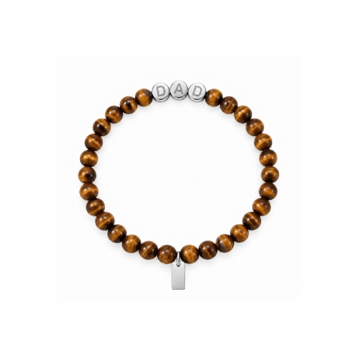 Dad Elastic Bracelet Brown