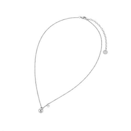 Quincy Short Necklace Silver