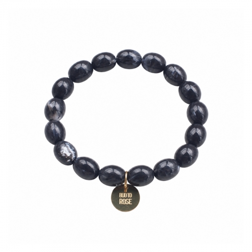 Estelle Resin Bracelet Black
