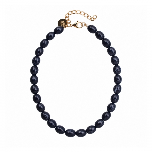 Estelle Resin Necklace Black