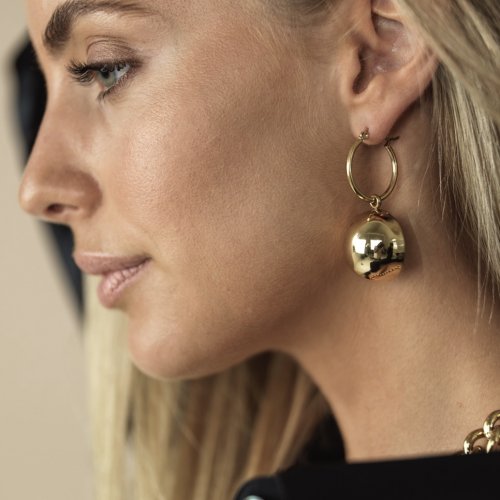 Globe Maxi Hoop Gold