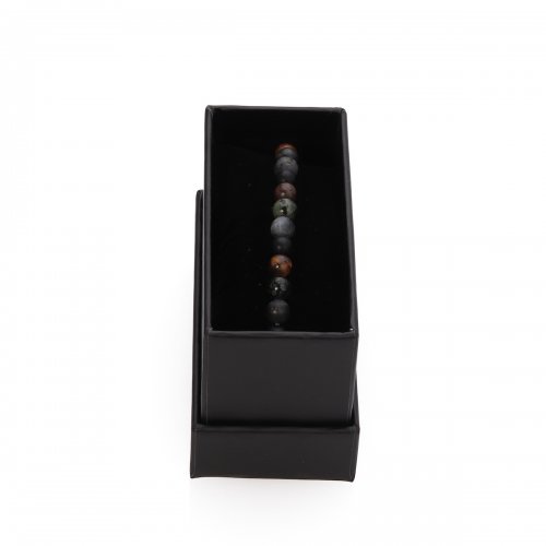 Biker Black Mix Elastic Bracelet